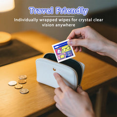 Compact portable packaging for on-the-go cleaning