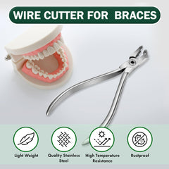Close-up of POSHOME Distal End Cutter cutting wire