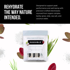 Ingredients: organic atriplex, barley grass, kelp, coconut water