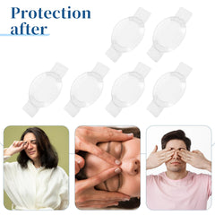 Postoperative eye protection patch