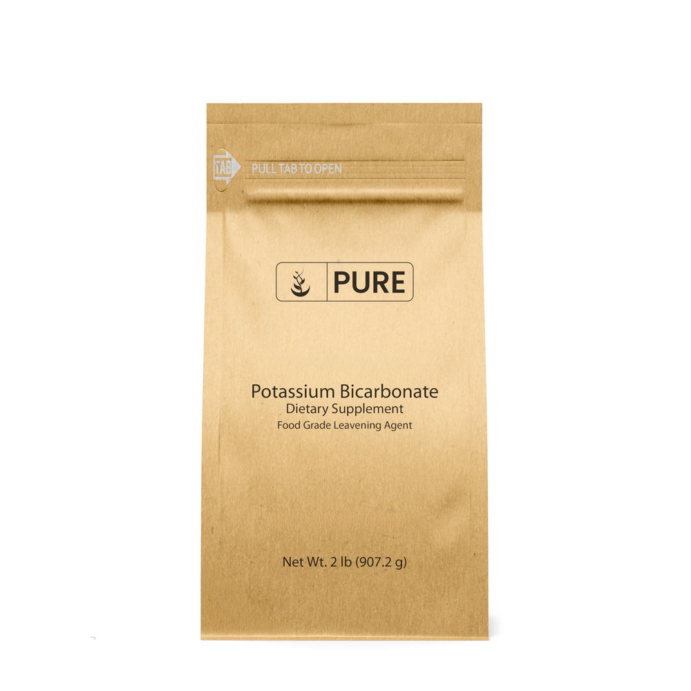 Pure potassium bicarbonate powder, 2 lb, single-ingredient and additive-free