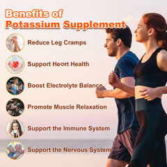 Potassium chloride 1200mg gummies packaging and label