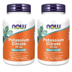 Potassium Citrate 99 mg 180 capsules bottle with Pack of 2 label