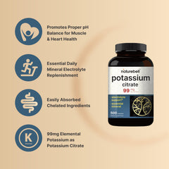 Capsules of potassium citrate supplement