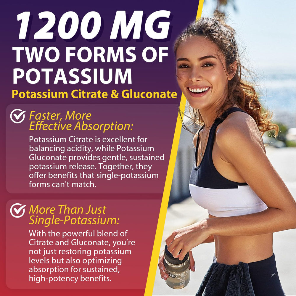 Supplement facts label for potassium gummies