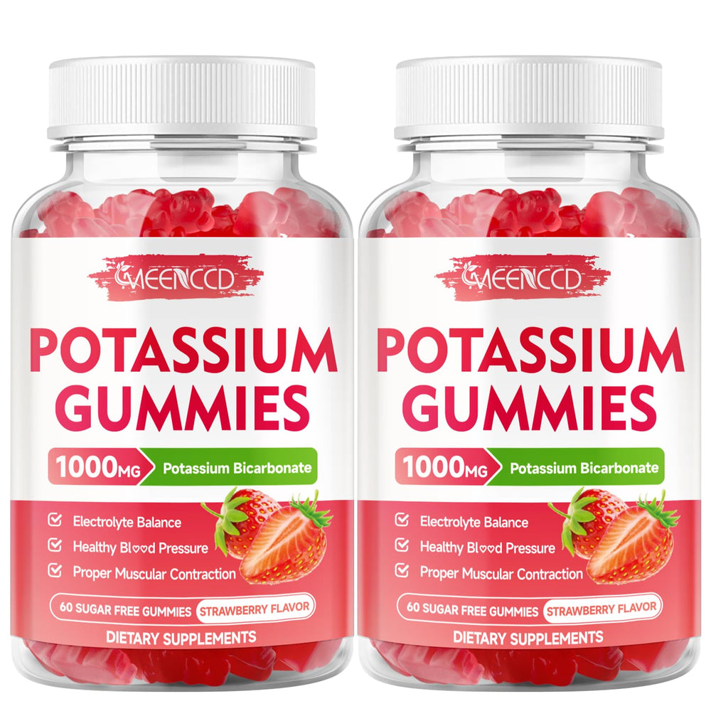 GMP-certified potassium gummy supplement packaging