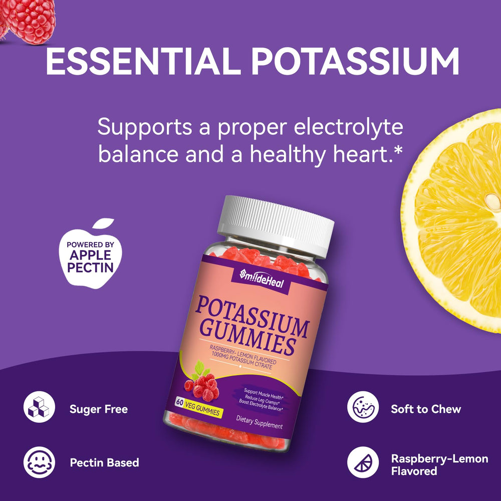 Chewable potassium gummies texture