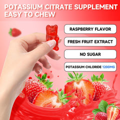 Sugar-free vegan potassium gummies