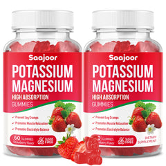 Potassium Magnesium Gummies bottle front view