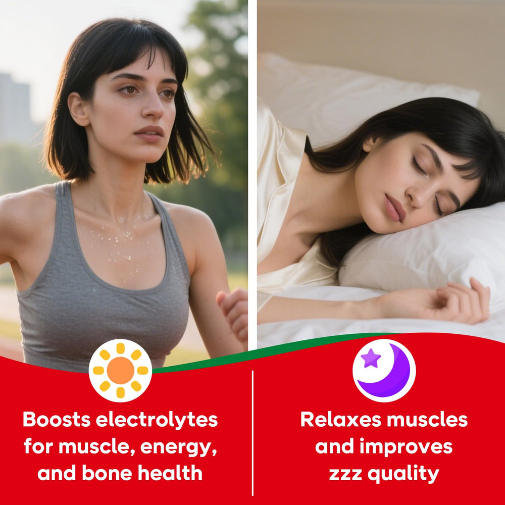 Magnesium Glycinate and L-Threonate benefits graphic