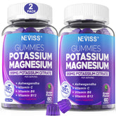 Potassium Magnesium Gummies bottle and 2-pack