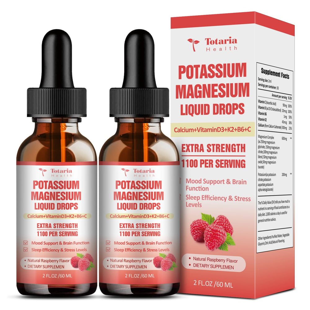 Potassium Magnesium Liquid Drops bottle with dropper