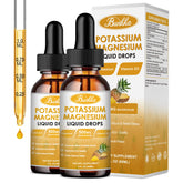 2-pack potassium magnesium liquid drops bottle and packaging