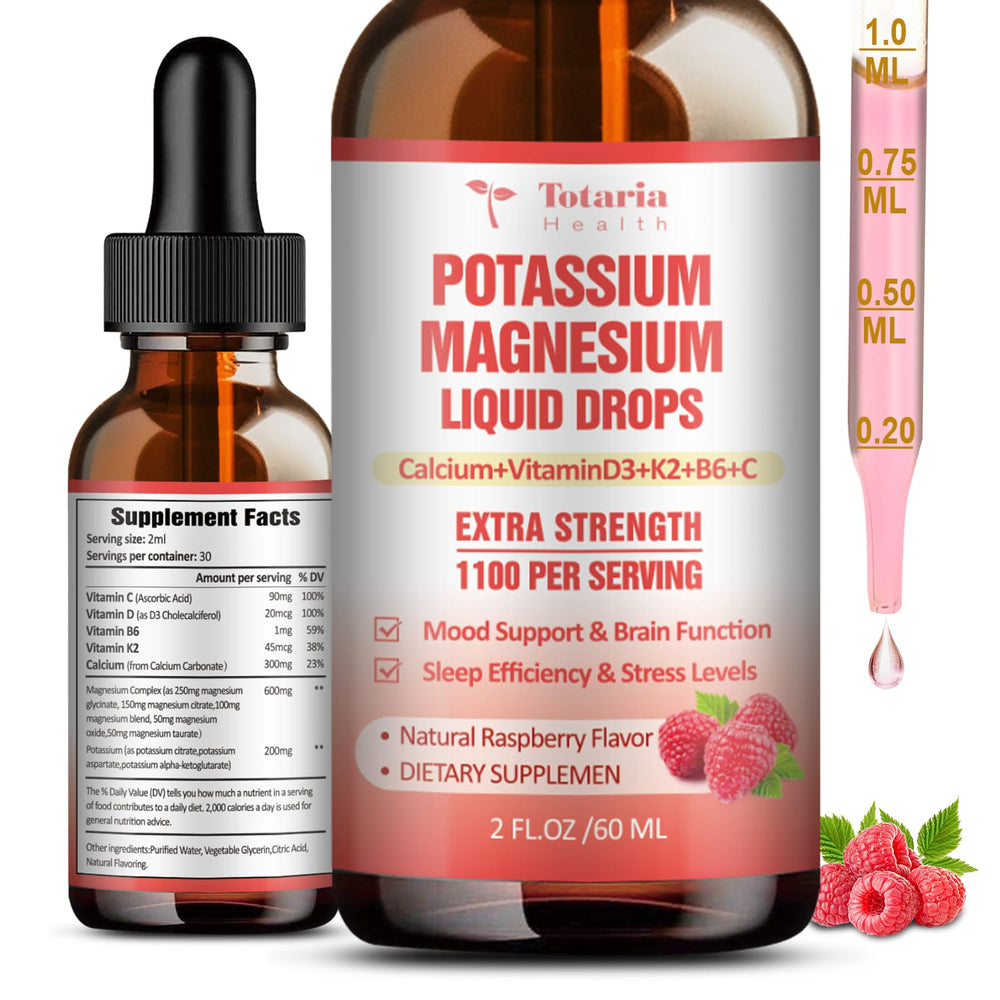 Potassium Magnesium Liquid Drops bottle 2 oz