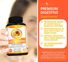 Potent Garden Digestive Enzymes bottle with 60 capsules