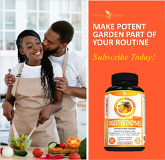 Graphic illustrating enzymes breaking down proteins and fats