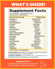 Bottled supplement with seal and label details