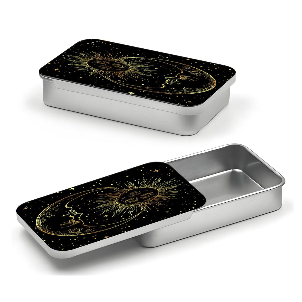 POTYHDC portable dental floss case with tinplate construction