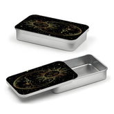 POTYHDC portable dental floss case with tinplate construction