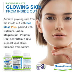 Vegan and gluten-free Sea Moss Plus packaging