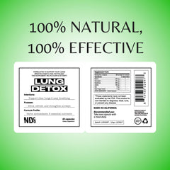 NDCO Powerful Lung Detox & Cleanse packaging and bottle
