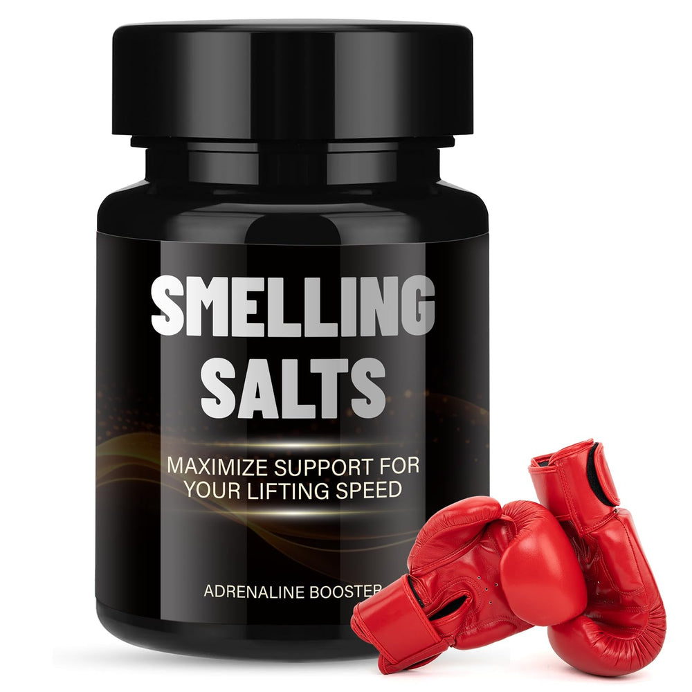 Athlete preparing before training using Powerful Salts