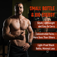 Weightlifter energized by Powerful Salts during workout