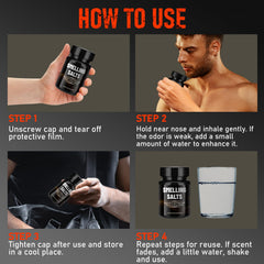 Football player using salts to gain an edge