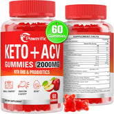 Powerific Keto ACV Gummies bottle for daily use supporting digestion