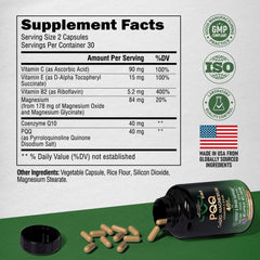 Label showing Made in USA and lab-tested quality