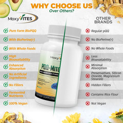 Ingredients showing BioPQQ and fermentation process