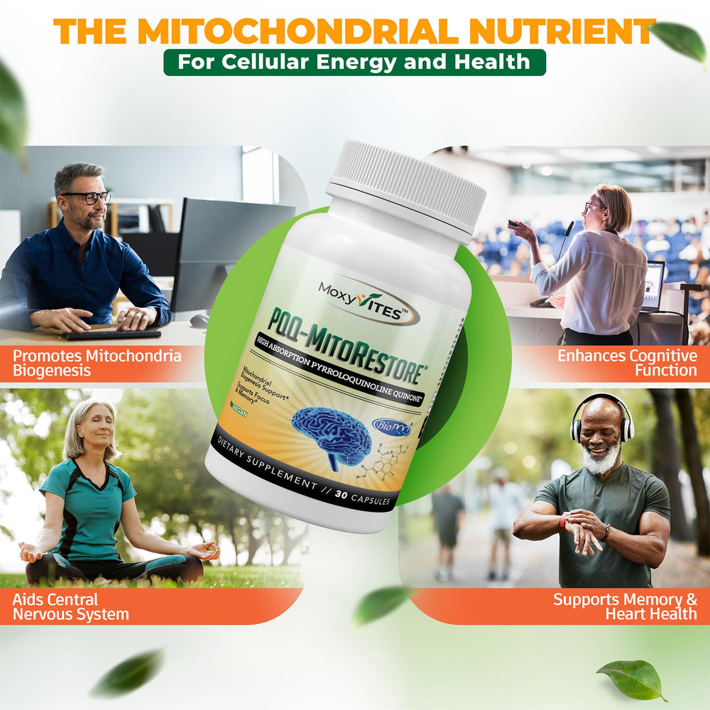 PQQ MITORESTORE product label details