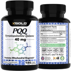 PQQ molecule and mitochondria energy diagram