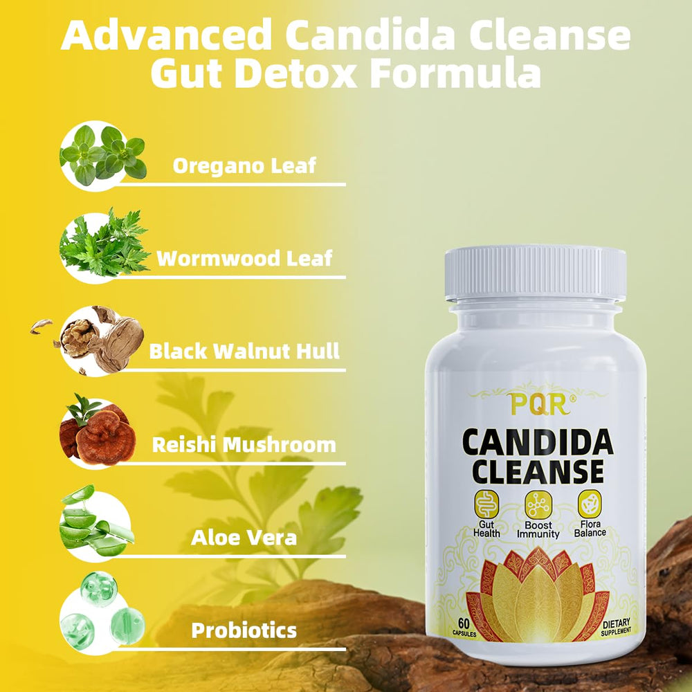 PQR Candida Cleanse wormwood feature highlights traditional herbal gut health support