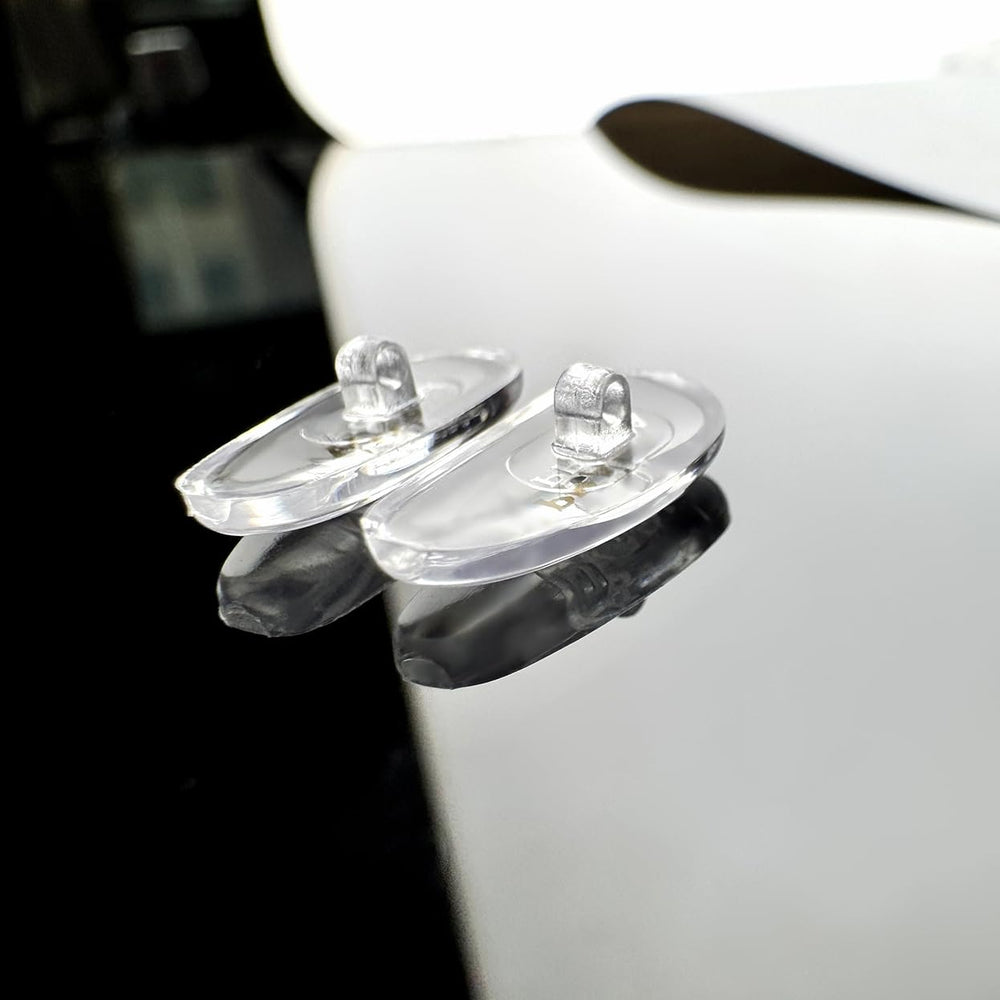 Two Prada nose pads, screws, and screwdriver for screw-in models