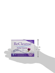 Ingredients list for ReCleanse Herbal Cleanse kit