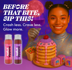 Concept image showing pre-meal ritual with vinegar