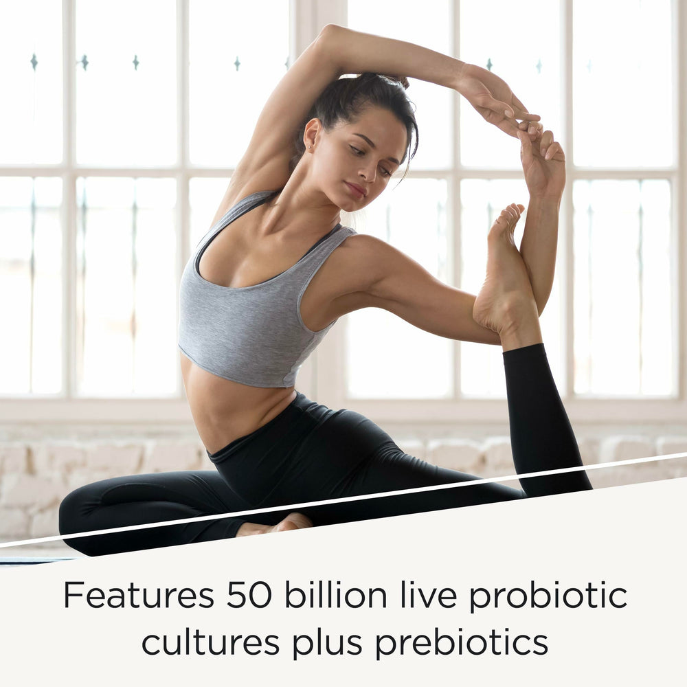Digestive health support with prebiotic and probiotic