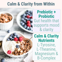 Chicory root inulin prebiotic supporting digestive balance.