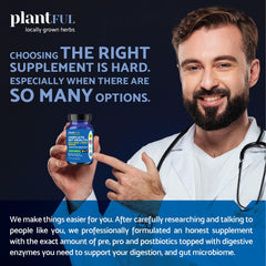 Prebiotics fiber nourishing probiotics image