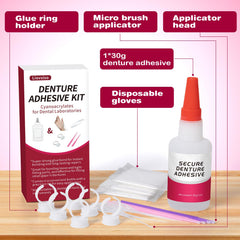 Precision applicator tip applying dental glue