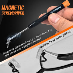Precision curved tweezer for small parts