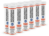 Packaging of Precision Hydration Electrolyte Tablets in an orange tube