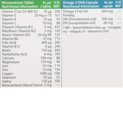 DHA and vitamins highlight on Pregnacare Breast-Feeding 84 Tablets