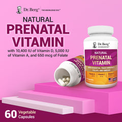 Pregnant woman taking a prenatal vitamin