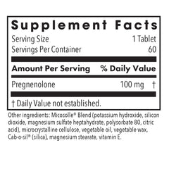 Pregnenolone 100mg product packaging