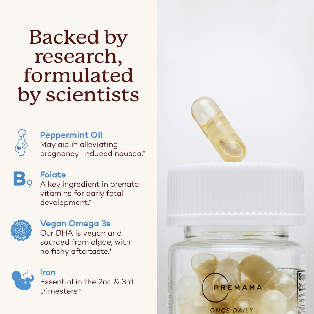 Easy-to-swallow prenatal vitamin capsules
