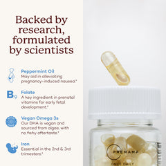 Easy-to-swallow prenatal vitamin capsules