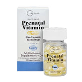 Bottle of Premama Prenatal Vitamins with 28 vegan capsules