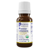 Premier Limonene bottle close-up shows pure orange oil for easy supplementation